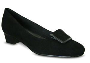 David Tate Ariana Black Suede Womens Shoe